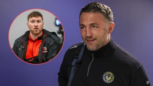 Sam Burgess beams over Scott Taylor reunion as Warrington coach lauds Goole boss