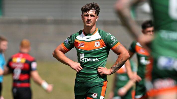 Mason Corbett in action for Hunslet in 2025