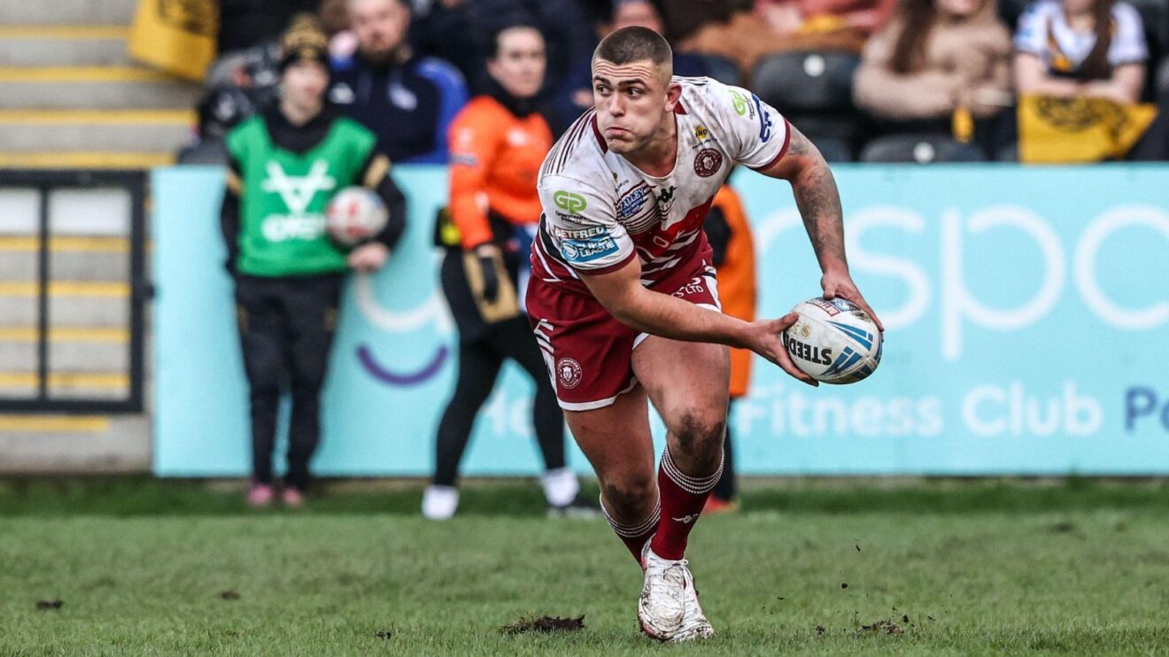 Brad O'Neill in action for Wigan Warriors in 2026