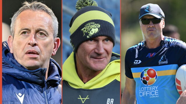 Steve McNamara, Brad Arthur and Brian McDermott