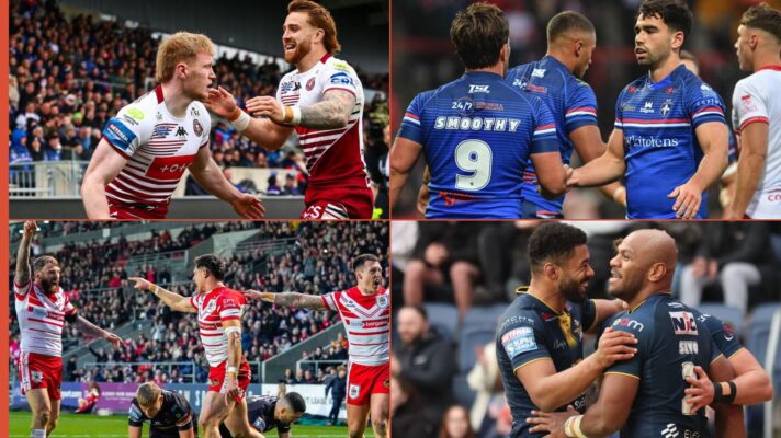 Wigan Warriors, Wakefield Trinity, Leeds Rhinos and St Helens