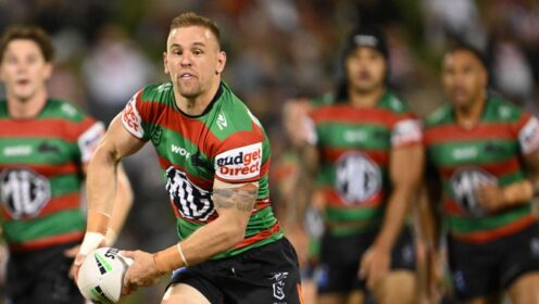 WATCH: Matt Dufty scores on NRL return as former Warrington Wolves man impresses on South Sydney Rabbitohs debut