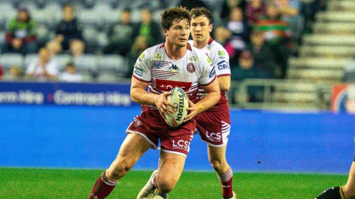 Ethan Havard in action for Wigan Warriors in 2026
