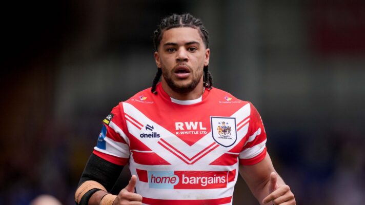 St Helens winger Lewis Murphy.