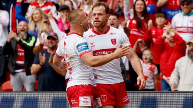 Mikey Lewis and Joe Burgess