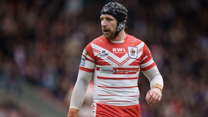 Jackson Hastings in action for St Helens in 2026
