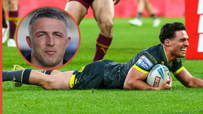 Sam Burgess and Brodie Croft