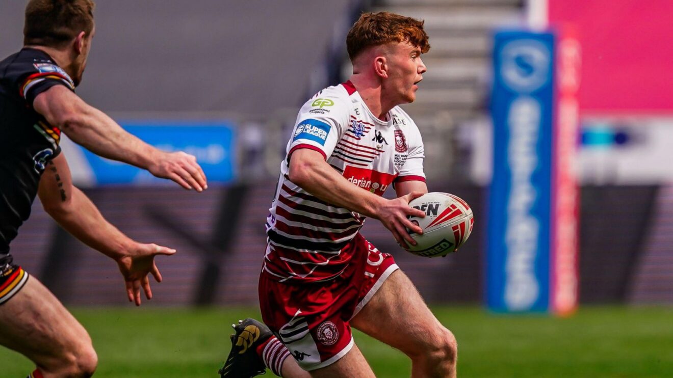 George Marsden in action for Wigan Warriors in 2026