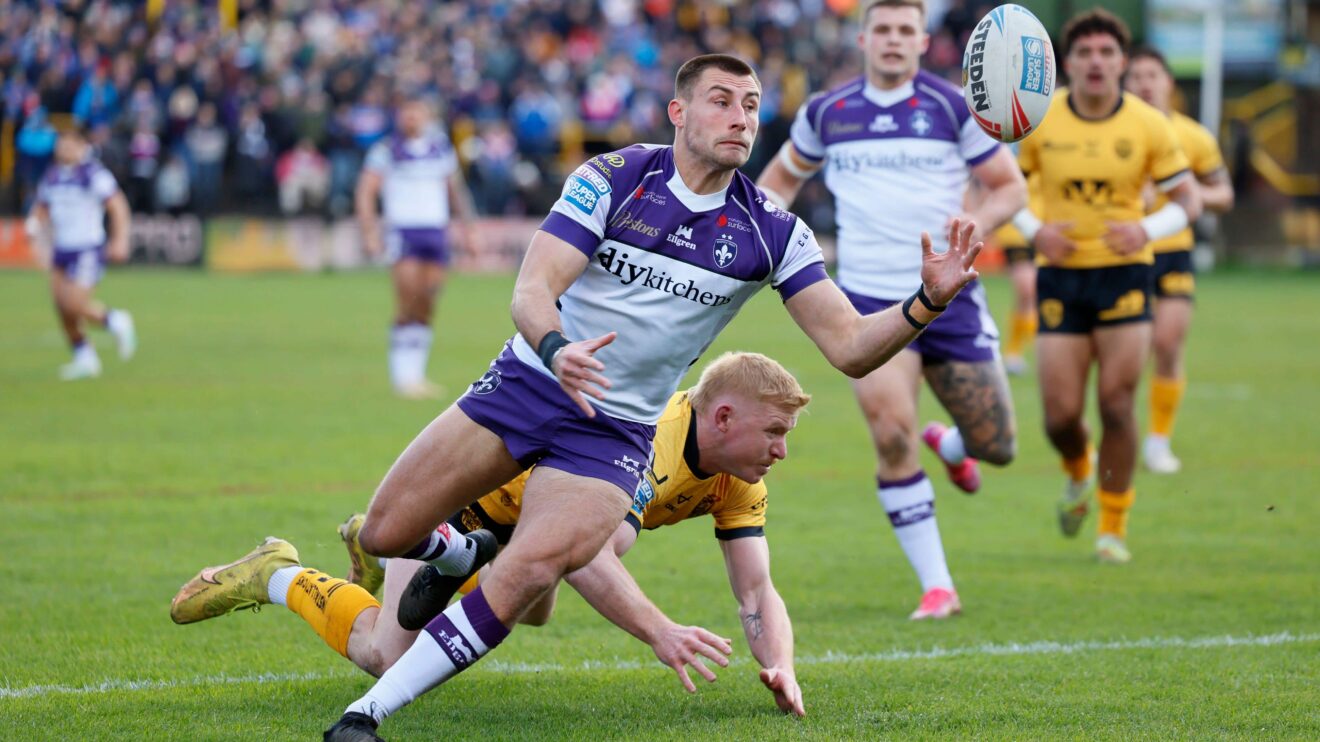 Oli Pratt in action for Wakefield Trinity in 2026.