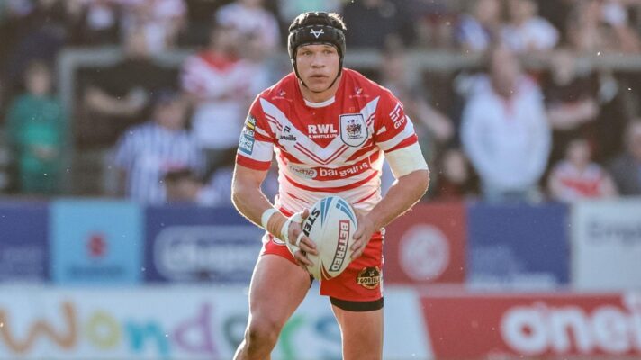 Jonny Lomax in action for St Helens in 2026