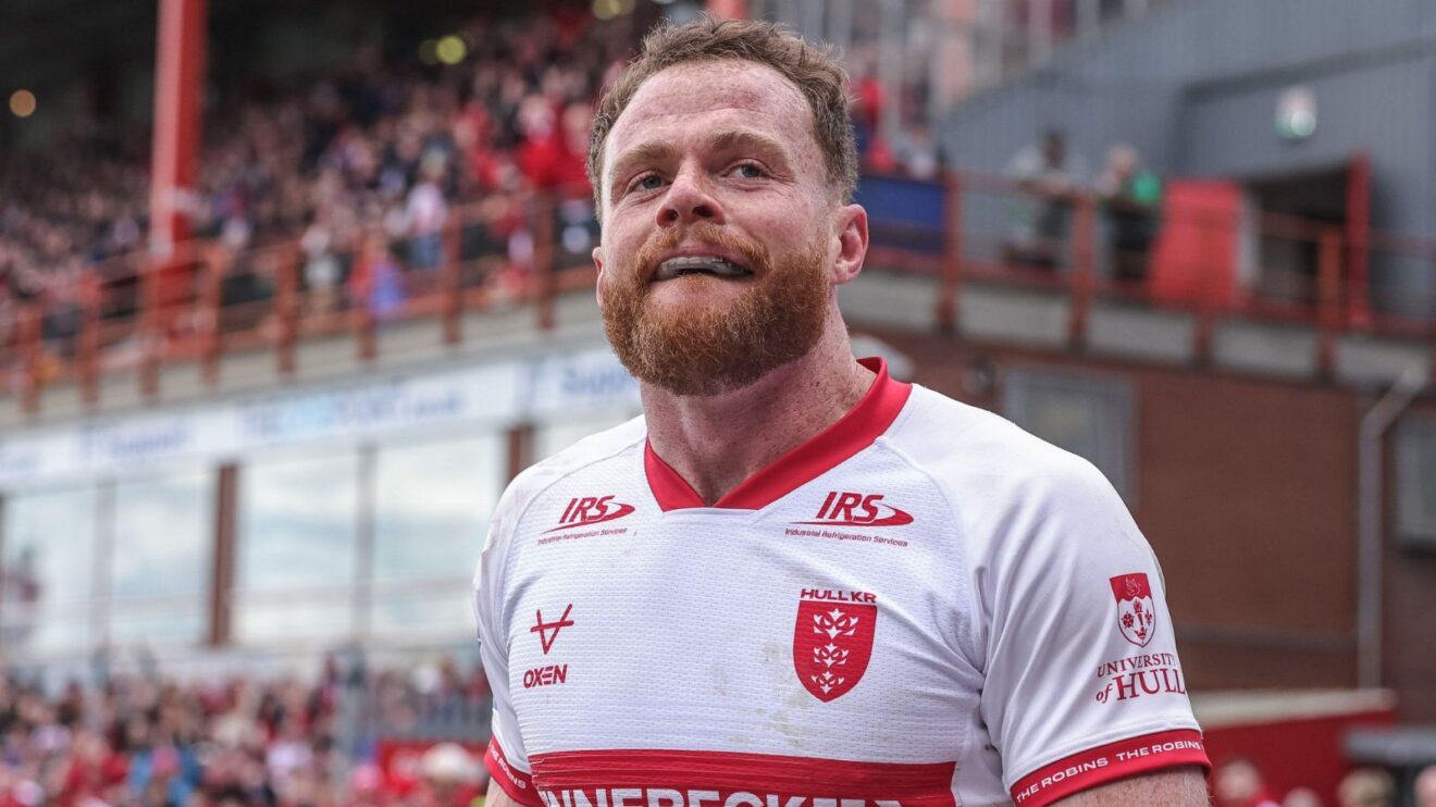 Joe Burgess in action for Hull KR in 2026