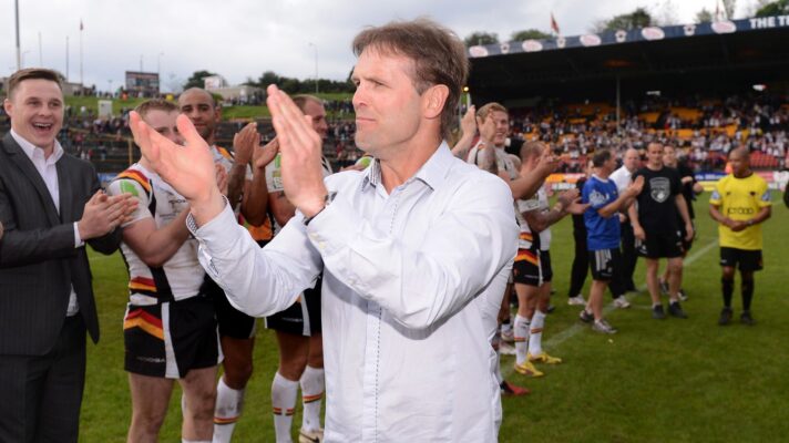 Mick Potter pictured during his time as Bradford Bulls head coach
