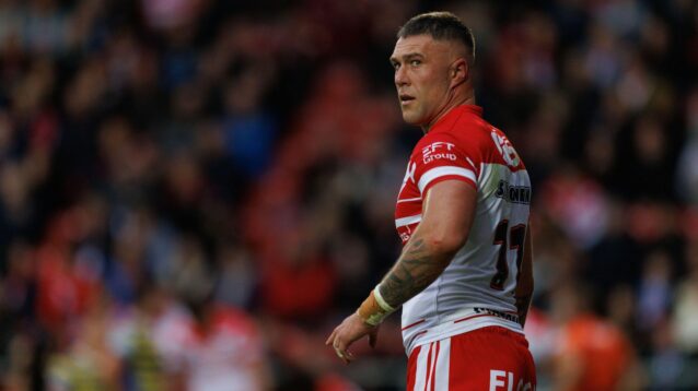 Curtis Sironen in action for St Helens in 2026