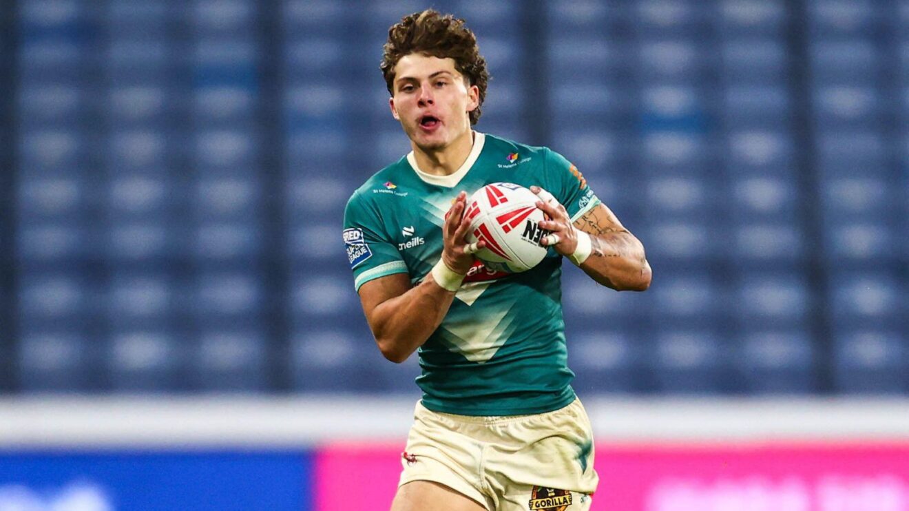 Owen Dagnall in action for St Helens in 2026