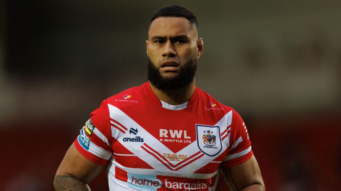 Daniel Suluka-Fifita in action for St Helens in 2026