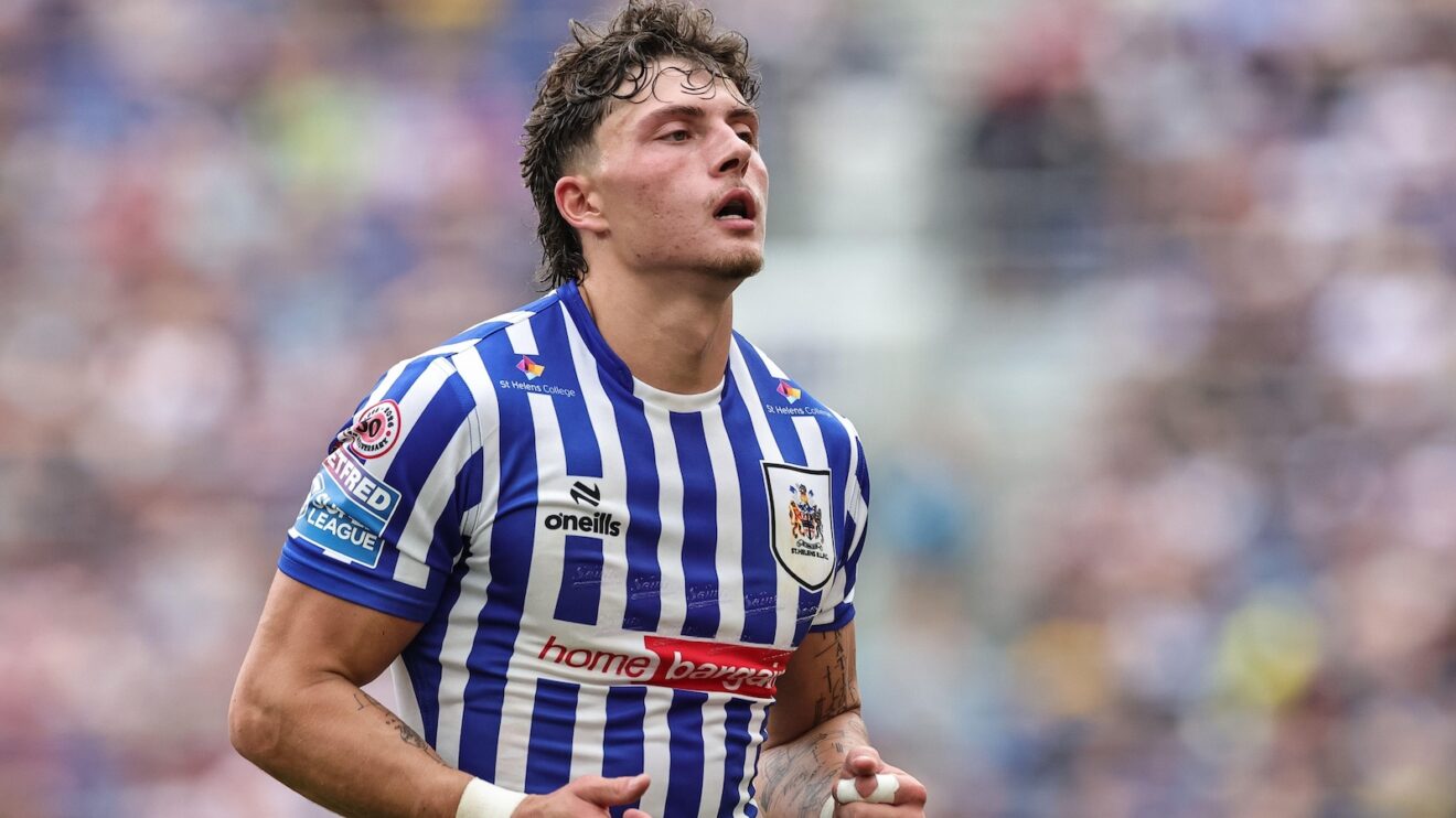 Owen Dagnall in action for St Helens in 2026