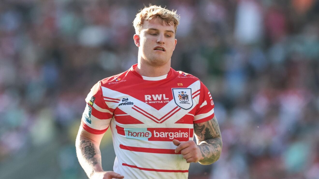 George Delaney in action for St Helens in 2026