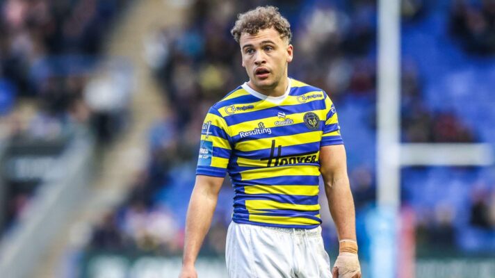 Cai Taylor-Wray in action for Warrington Wolves in 2026
