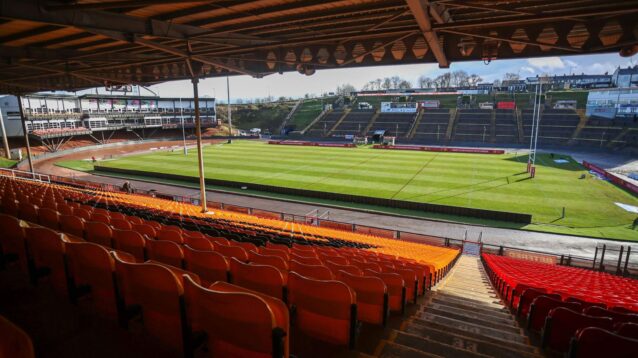 A general view of Odsal, the home of Bradford Bulls