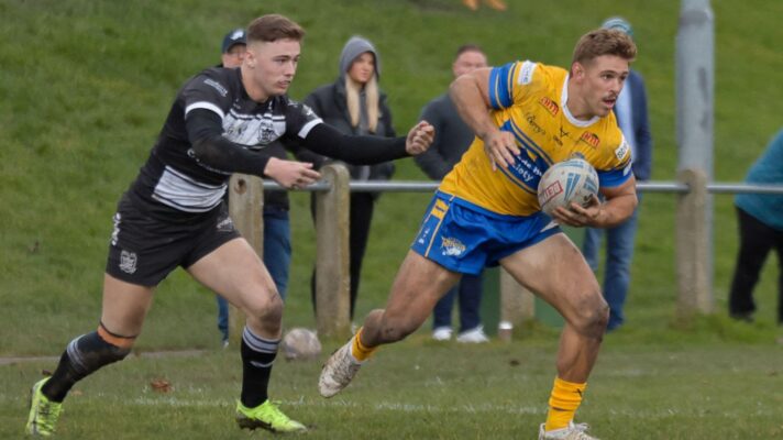 Ethan Clark-Wood in action for Leeds Rhinos' reserves in 2025