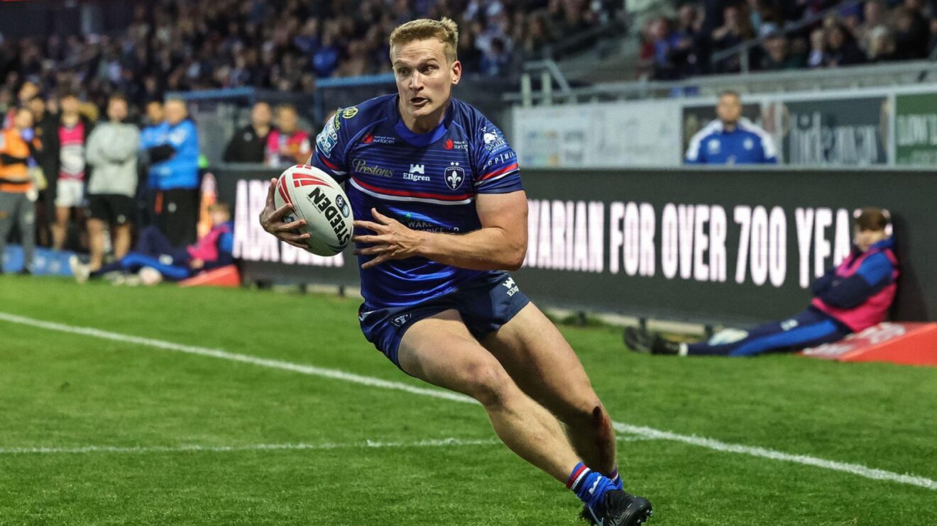 Will Tate in action for Wakefield Trinity in 2026