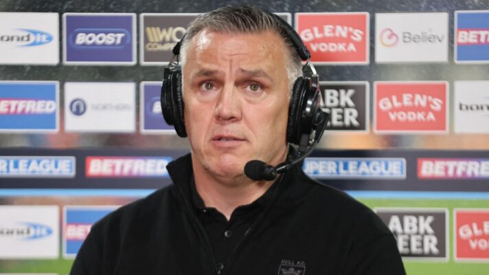 Hull FC's interim head coach Andy Last speaks to Sky Sports following a game in 2026