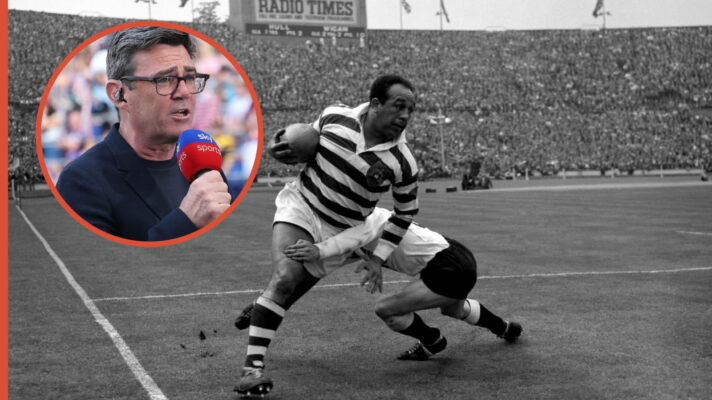 Sir Billy Boston and Andy Burnham