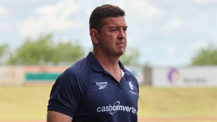 London Broncos head coach Jason Demetriou