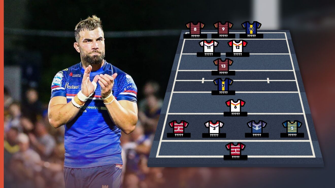 Love Rugby League's Super League Team of the Week from Round 25 of the 2026 season, with Wakefield Trinity's Mike McMeeken as the cover star