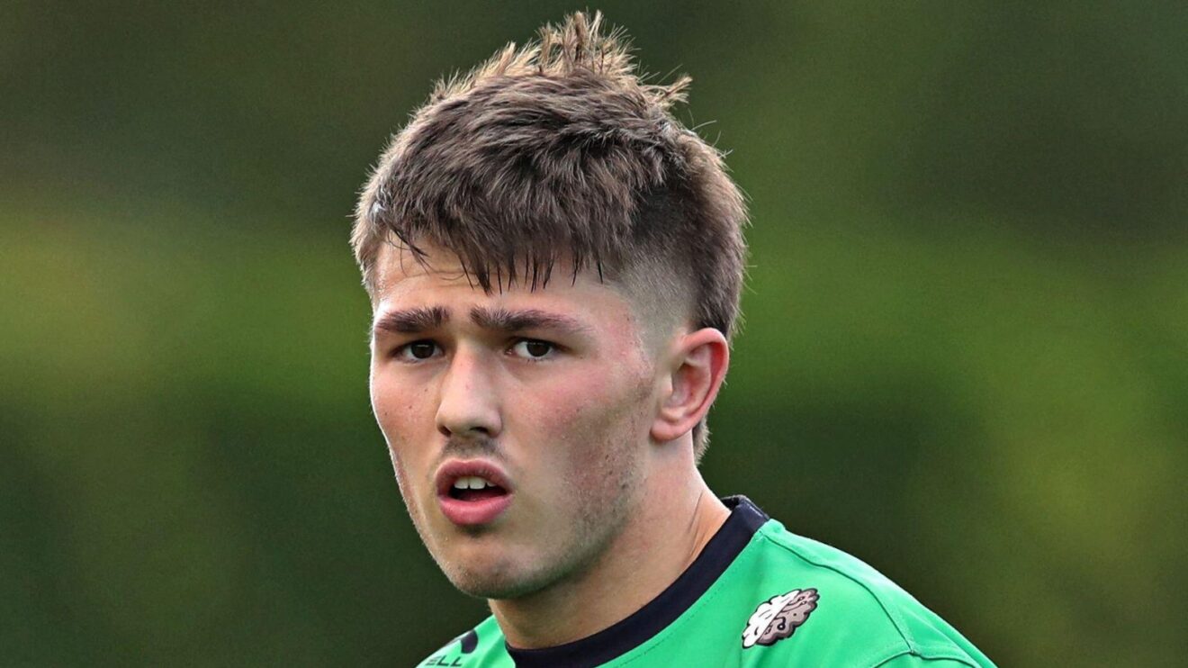 Connor Sayner in action for Keighley Cougars