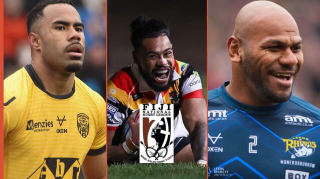 5 Super League stars named in extended 40-man Fiji squad for Rugby League World Cup