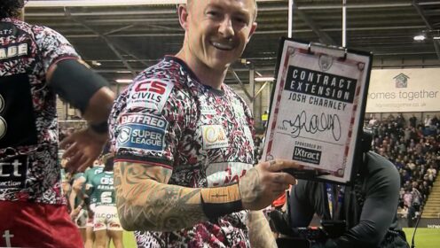 Josh Charnley future CONFIRMED after bizarre try celebration for Leigh
