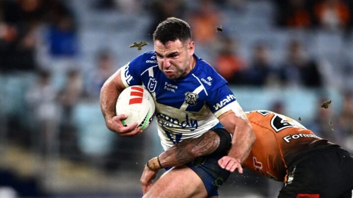 Sean O'Sullivan in action for Canterbury Bulldogs