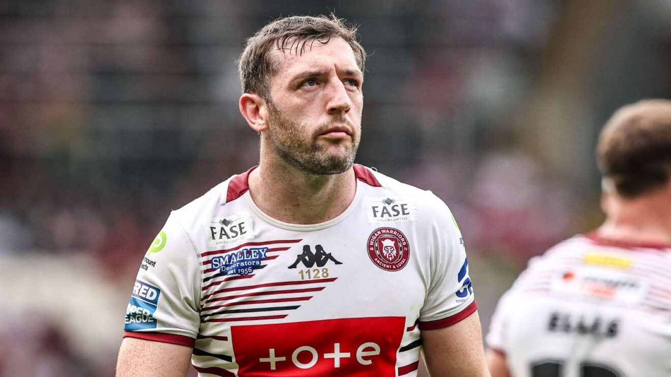 Jake Wardle in action for Wigan Warriors in 2026