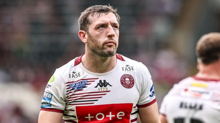 Jake Wardle in action for Wigan Warriors in 2026