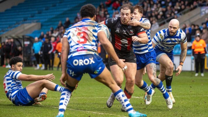 Nick Staveley in action for Goole Vikings against Halifax Panthers in 2026