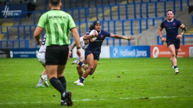 Gairo Voro in action for London Broncos in 2026