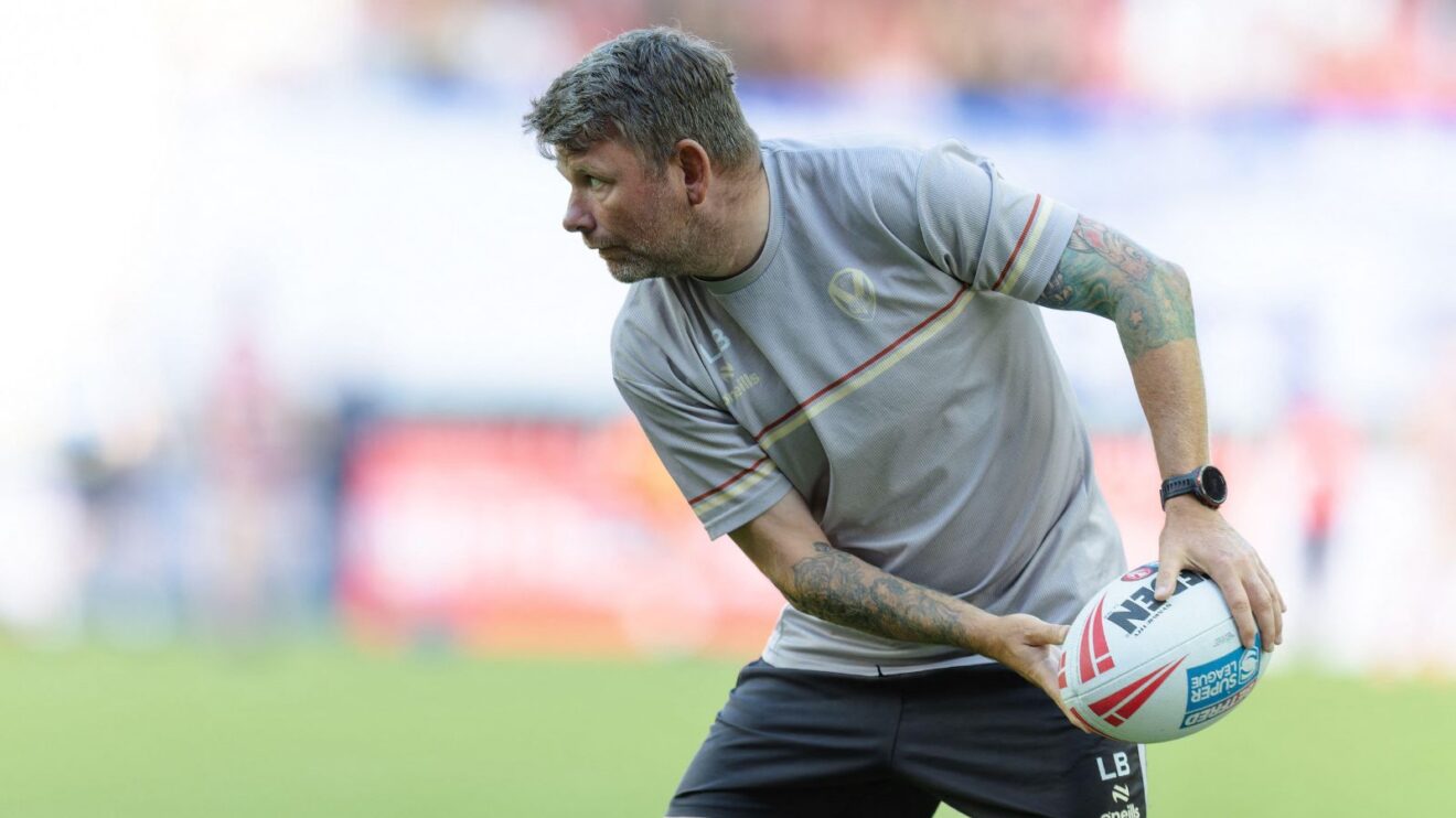 Lee Briers pictured ahead of a St Helens game in 2026