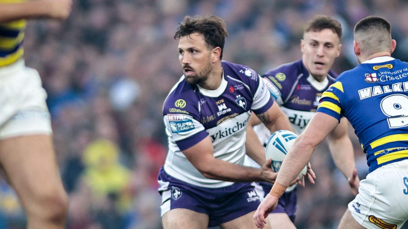 Tyson Smoothy in action during the Super League Grand Final.