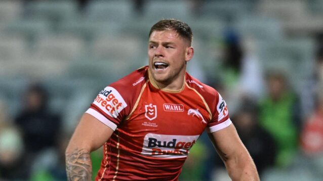 Morgan Knowles played in the NRL for the Dolphins this year.